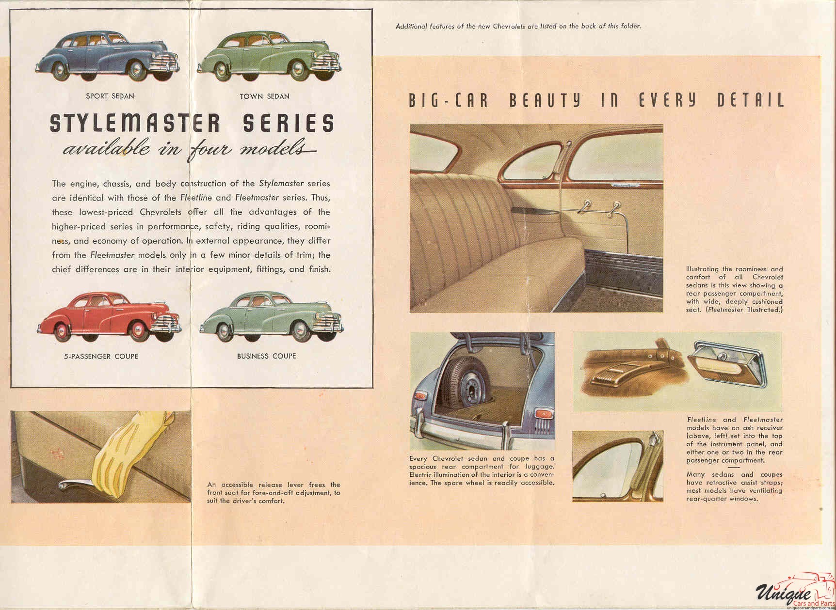 1947 Chevrolet Brochure Page 10